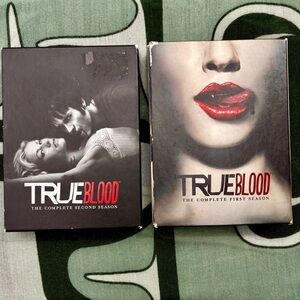 🩸 True Blood 🩸 DVD Box Sets Season 1 & 2 Bundle 🧛 The Complete Seasons by HBO 🧛